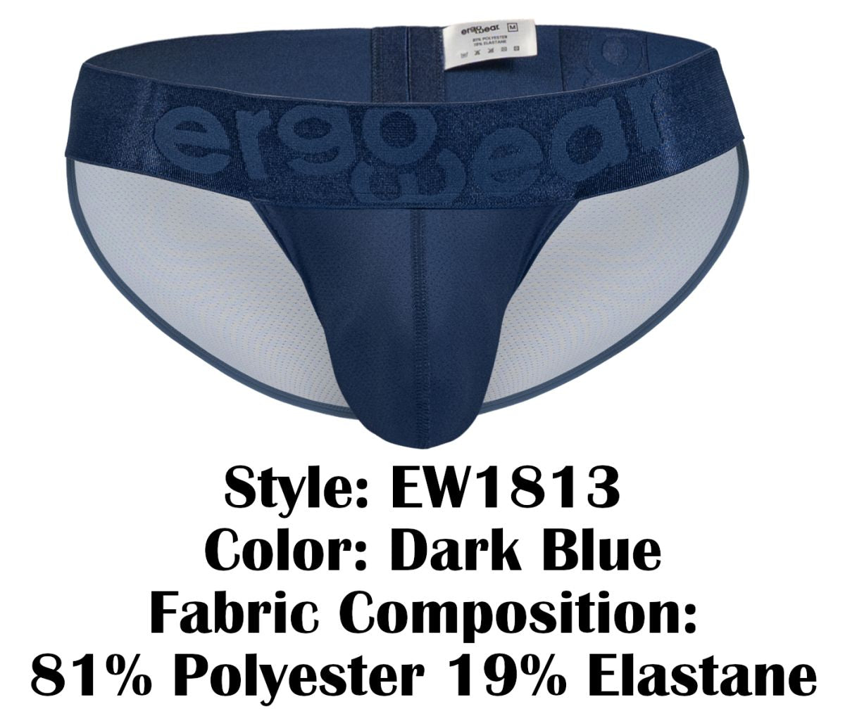 ErgoWear Men's Underwear EW1813 MAX BOLD SE Bikini Color Dark Blue