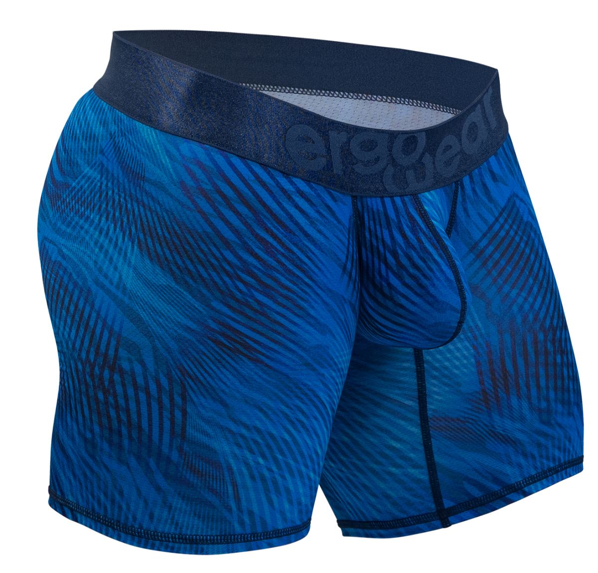 ErgoWear Men's Underwear EW1819 MAX BOLD SE Boxer Briefs Color Mid Blue