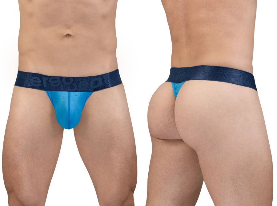 ErgoWear Men's Underwear EW1820 MAX BOLD SE G-String Color River Blue