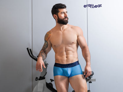 ErgoWear Men's Underwear EW1822 MAX BOLD SE Trunks Color River Blue
