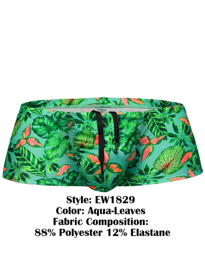 Feel SW Aqua-Leaves Swim Trunk - view 8