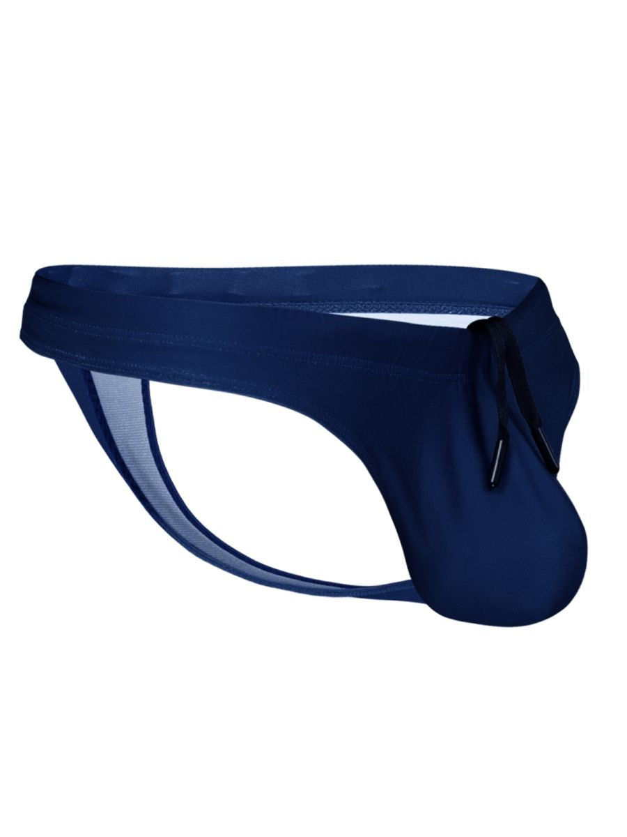ErgoWear Men's active and swimwear EW1832 X4D SW Swim Thongs Color Blue Indigo