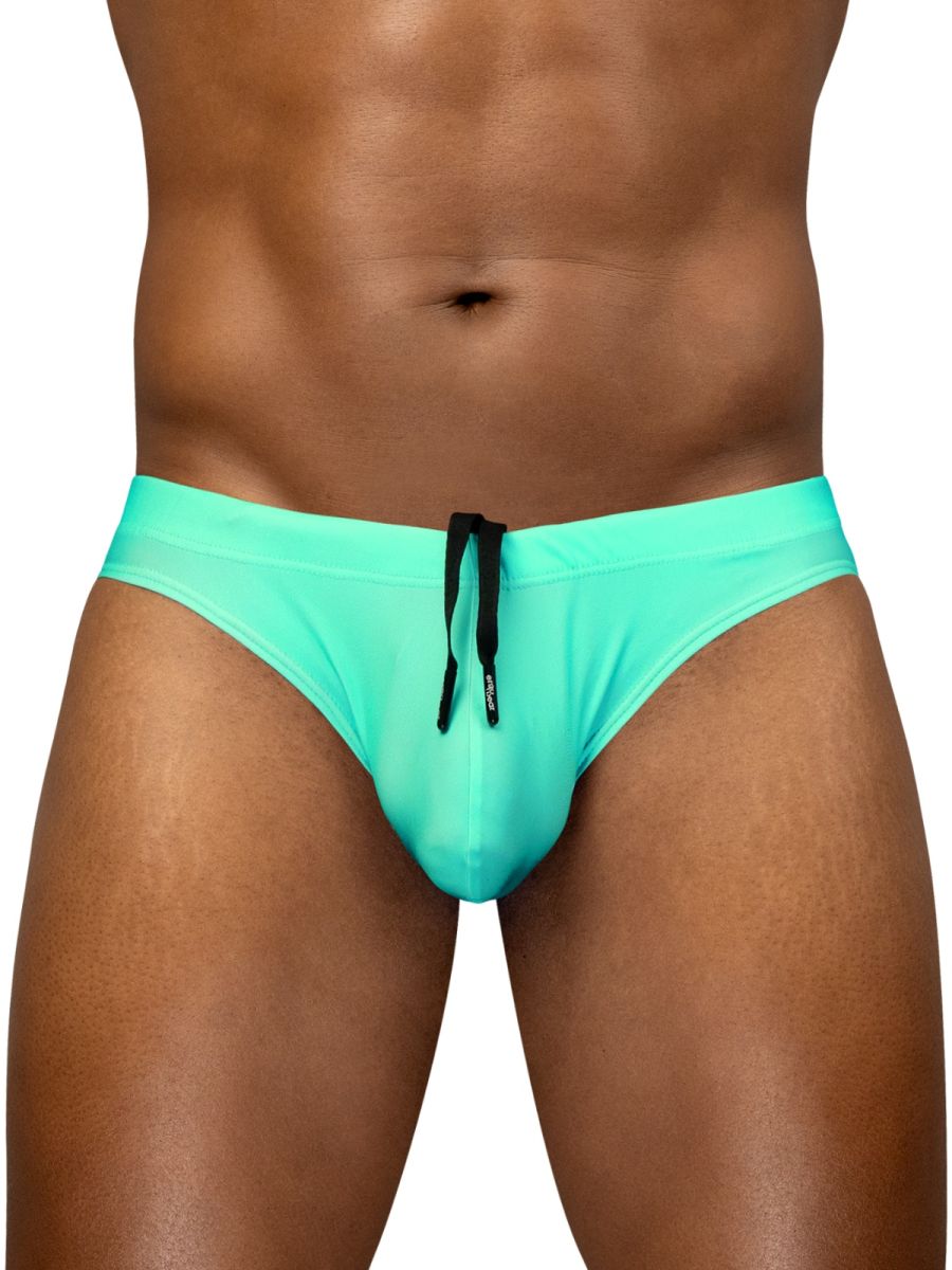 ErgoWear Men's active and swimwear EW1836 X4D SW Swim Thongs Color Aqua