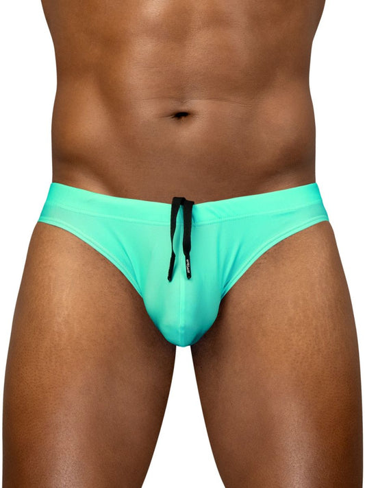 ErgoWear Men's active and swimwear EW1836 X4D SW Swim Thongs Color Aqua