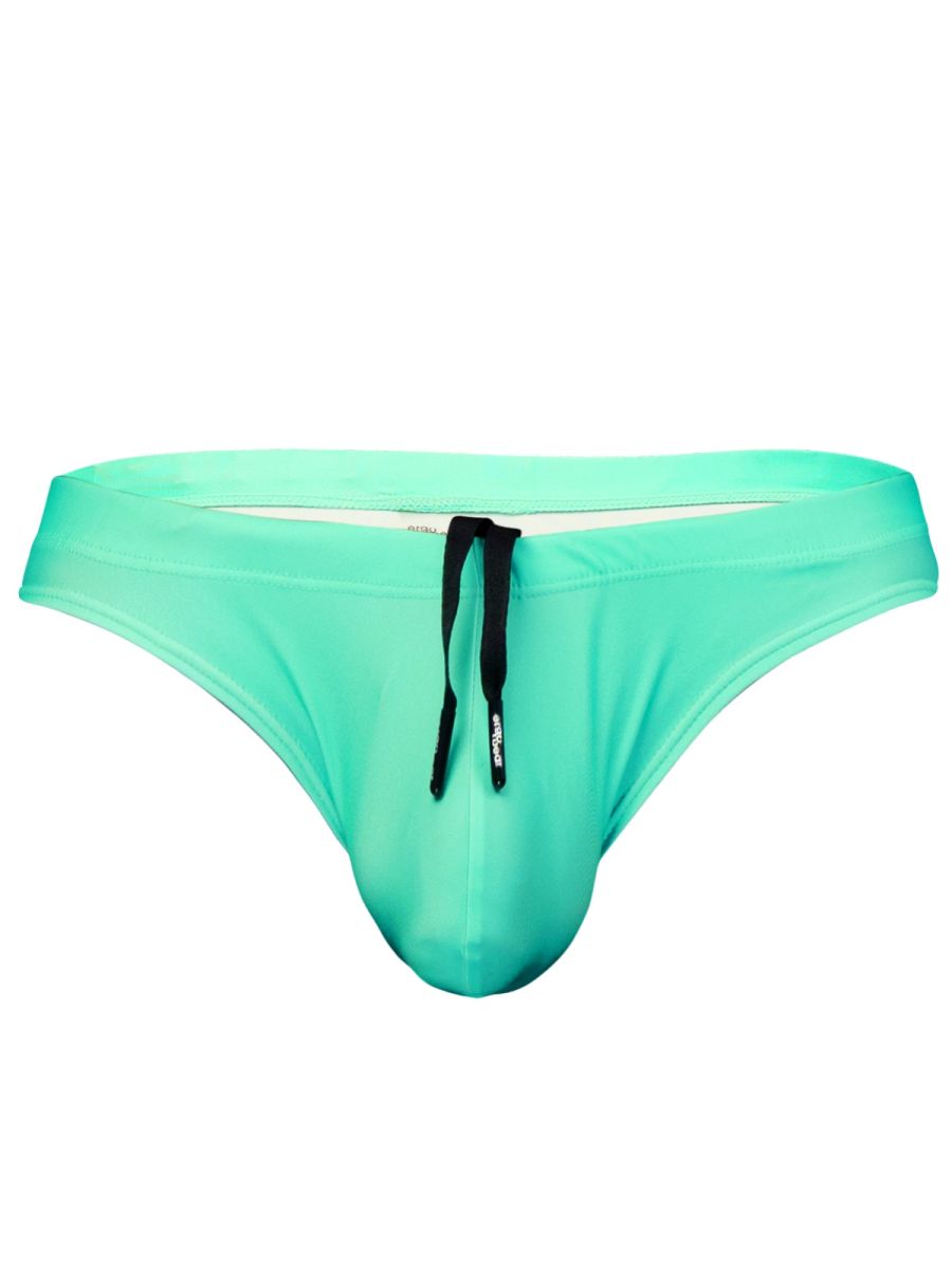 ErgoWear Men's active and swimwear EW1836 X4D SW Swim Thongs Color Aqua