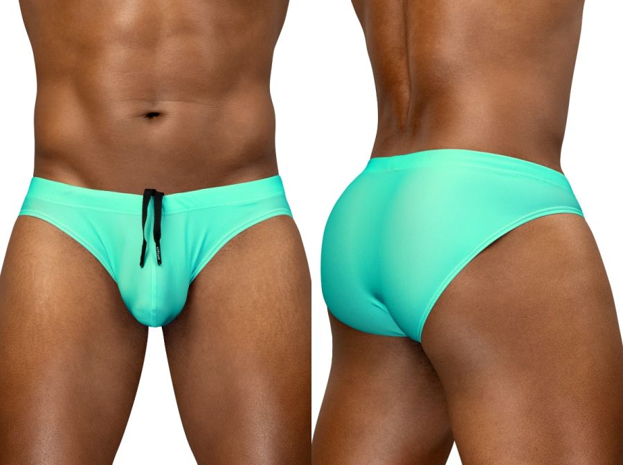 ErgoWear Men's active and swimwear EW1837 X4D SW Swim Bikini Color Aqua