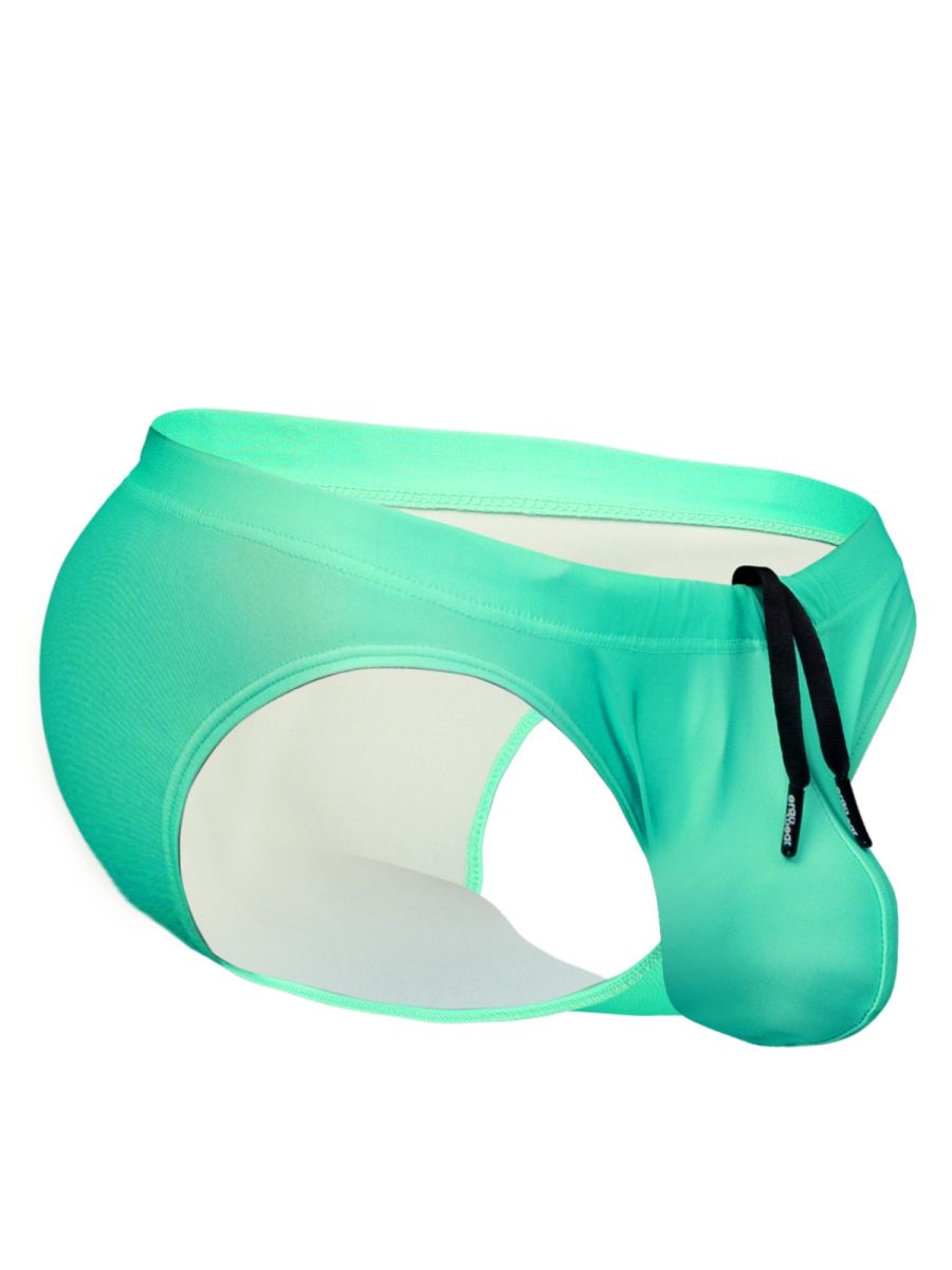 ErgoWear Men's active and swimwear EW1837 X4D SW Swim Bikini Color Aqua