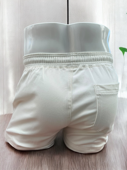 White Drill Shorts 2.5 Inch | MEN SHORTS | BATTYSTA | OUTFAIR | OUTFAIR