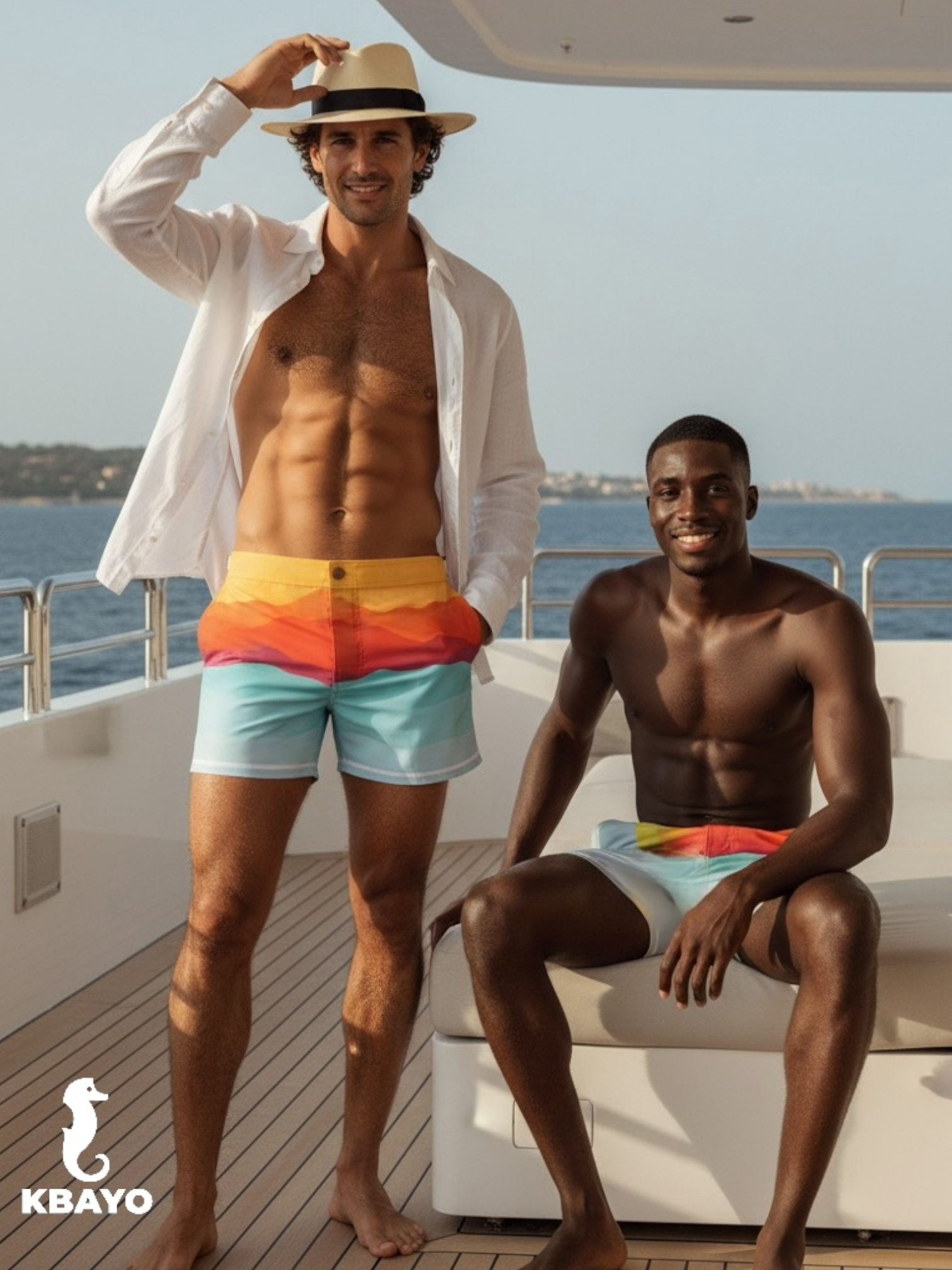 SUNSET IN COSTA BRAVA SHORTS | MEN SHORTS | KBAYO | OUTFAIR | OUTFAIR