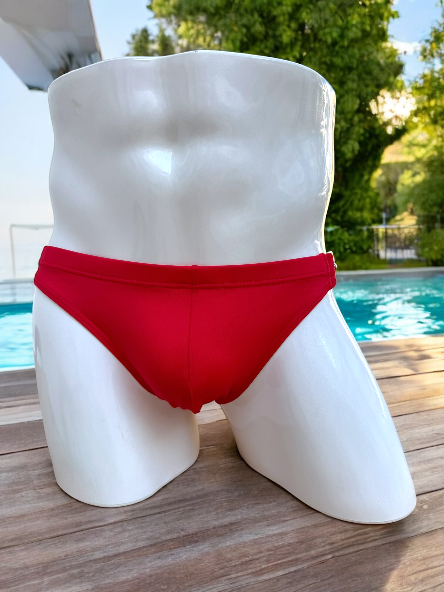 BuckleBold Red | MEN SWIMWEAR | ETHAN UNDERWEAR | OUTFAIR | OUTFAIR