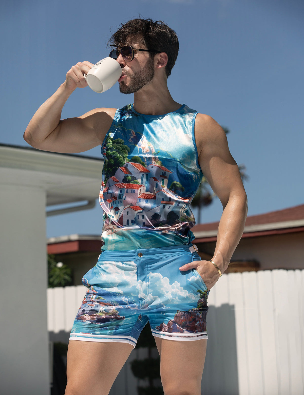 BRAVA TOWN TANK TOP | MEN TANK TOP | KBAYO | OUTFAIR | OUTFAIR