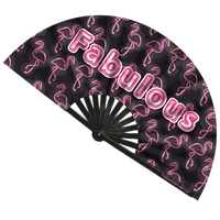 Fabulous Flamingo Fan - view 1
