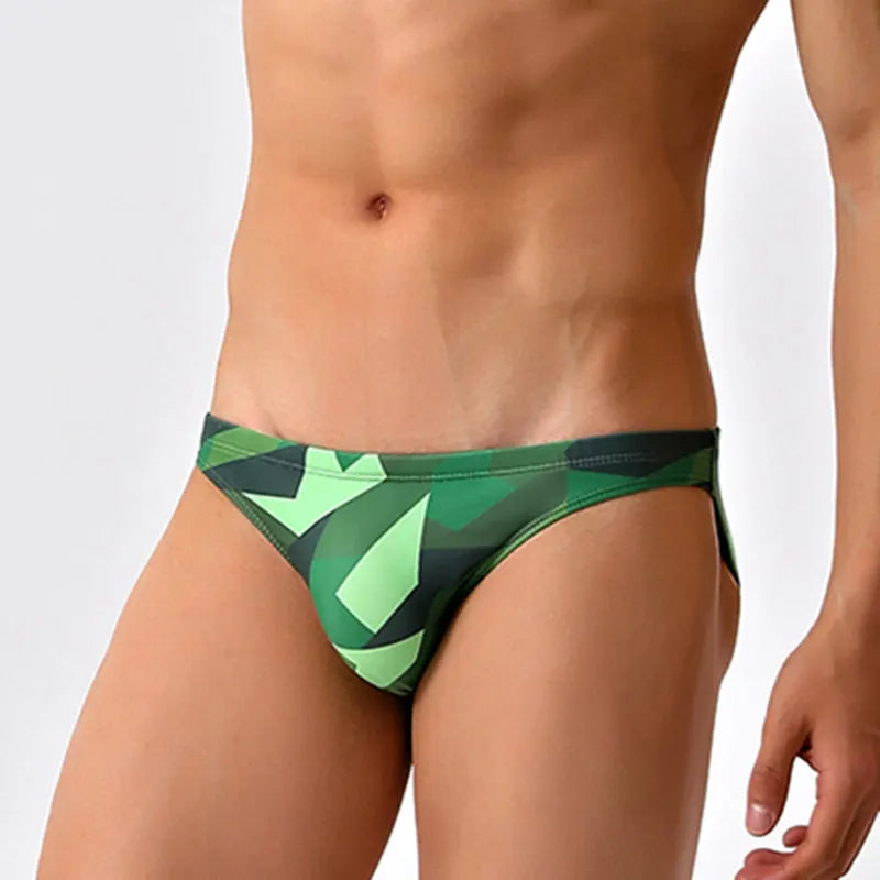 Blue Willow Low Cut Swim Brief