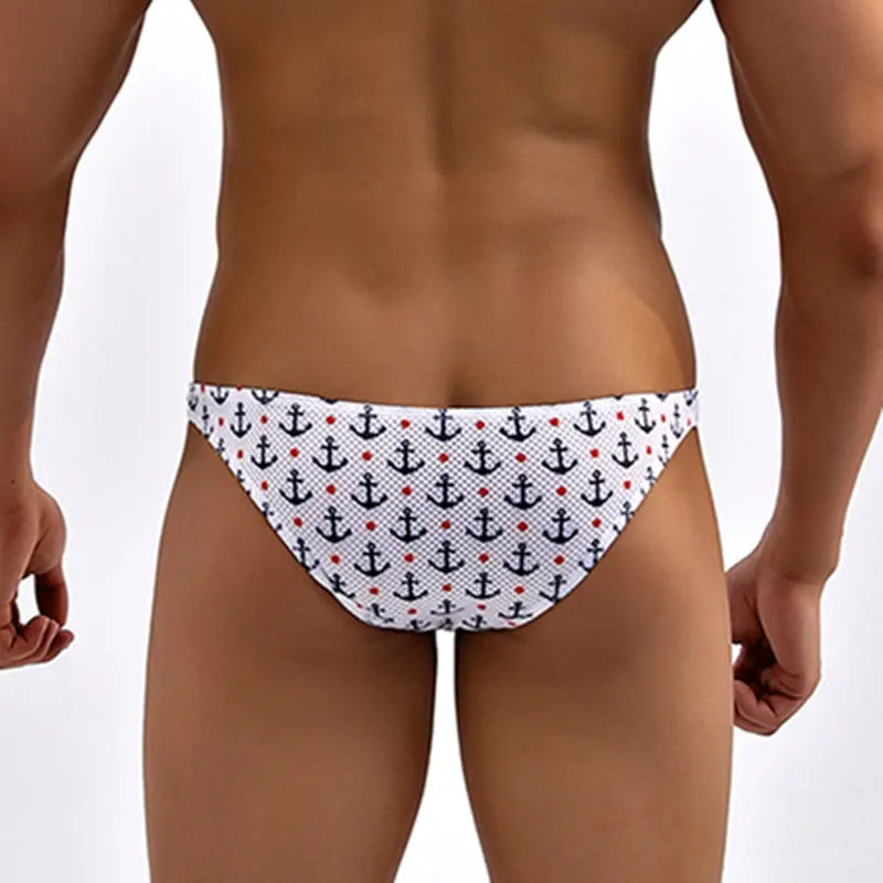 Anchors Away Mesh Low Cut Swim Brief - view 2