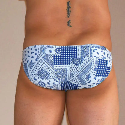 Rainbow Clouds Low Cut Swim Brief