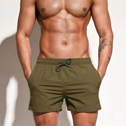Solid Swim Shorts