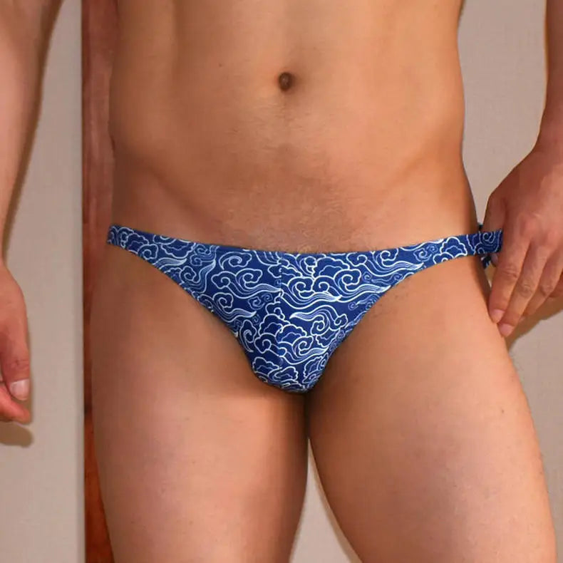 Rainbow Clouds Low Cut Swim Brief