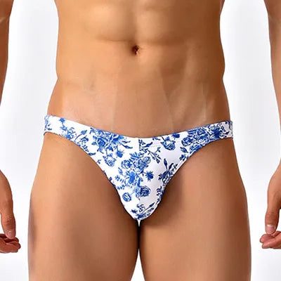 Red Disco Low Cut Swim Brief