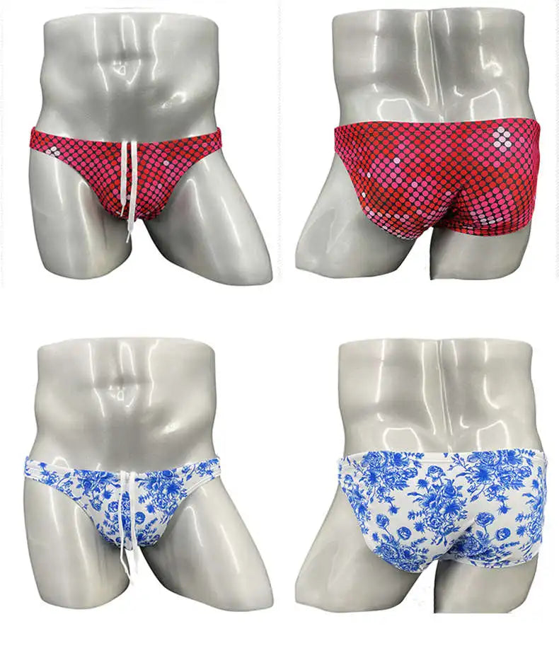Blue Willow Low Cut Swim Brief