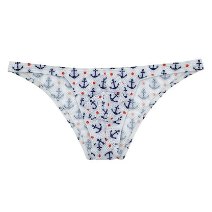 Anchors Away Mesh Low Cut Swim Brief - view 6