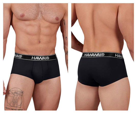 HAWAIR Men's Underwear 41961 Microfiber Briefs Color Black