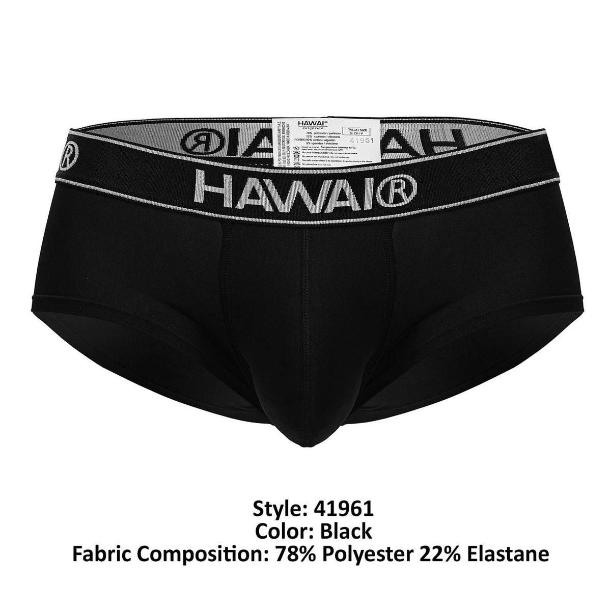HAWAIR Microfiber Briefs - Black