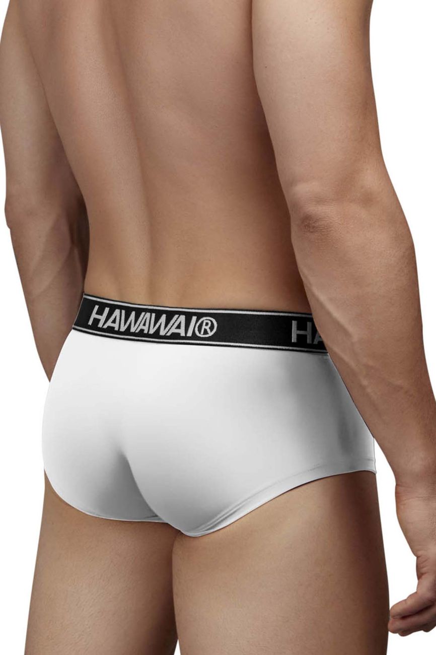 HAWAIR Men's Underwear 41961 Microfiber Briefs Color White