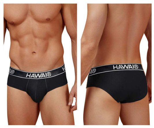 HAWAIR Men's Underwear 41962 Cotton blend Briefs Color Black-01