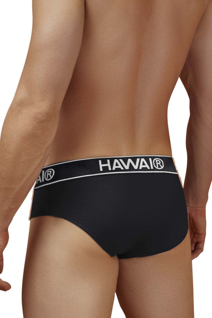 HAWAIR Men's Underwear 41962 Cotton blend Briefs Color Black-01