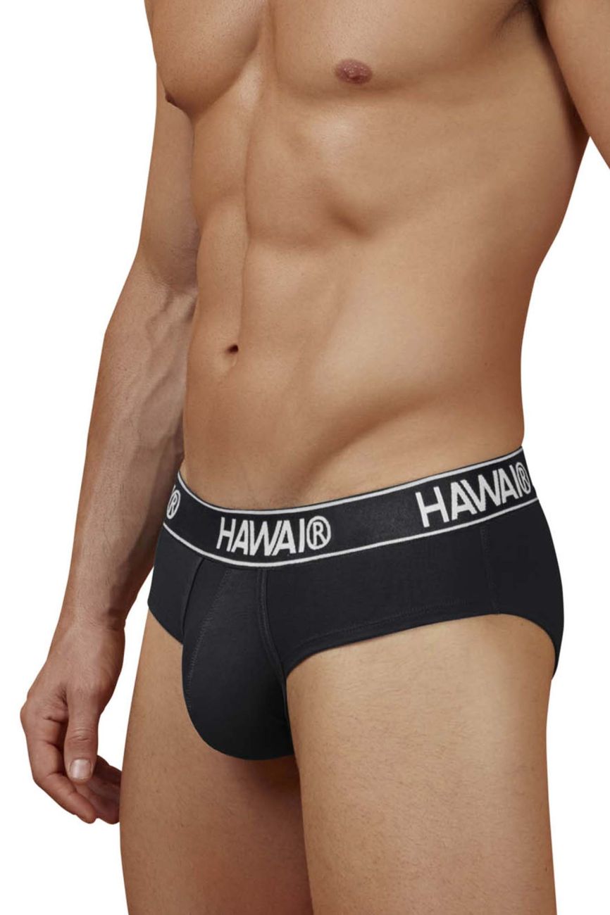 HAWAIR Men's Underwear 41962 Cotton blend Briefs Color Black-01