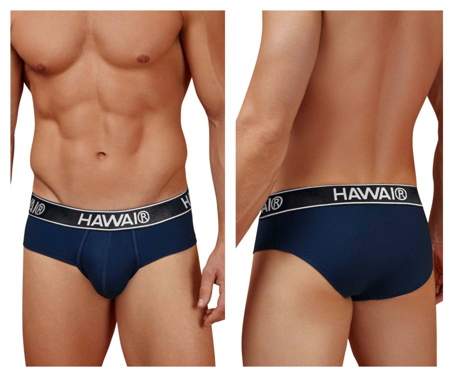 HAWAIR Men's Underwear 41962 Cotton blend Briefs Color Dark Blue-01