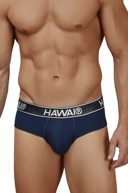 HAWAIR Men's Underwear 41962 Cotton blend Briefs Color Dark Blue-01