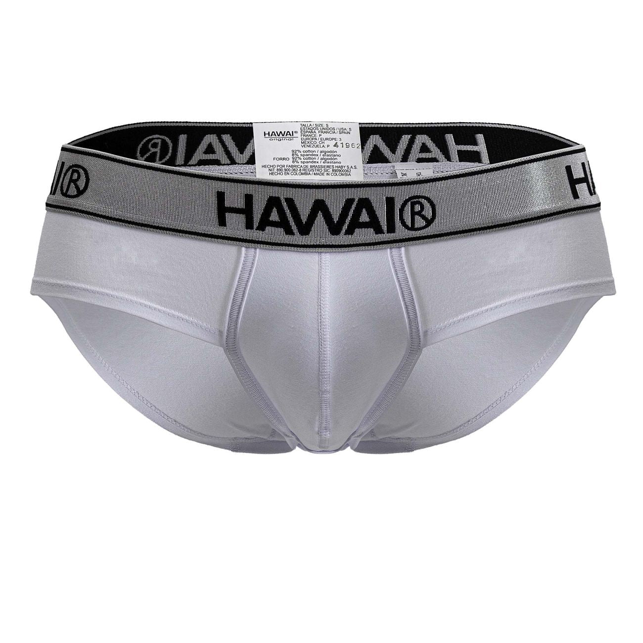 HAWAIR Men's Underwear 41962 Cotton blend Briefs Color White-01