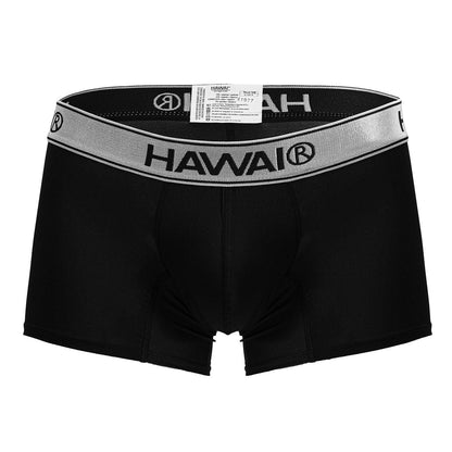 HAWAIR Men's Underwear 41977 Microfiber Trunks Color Black-01