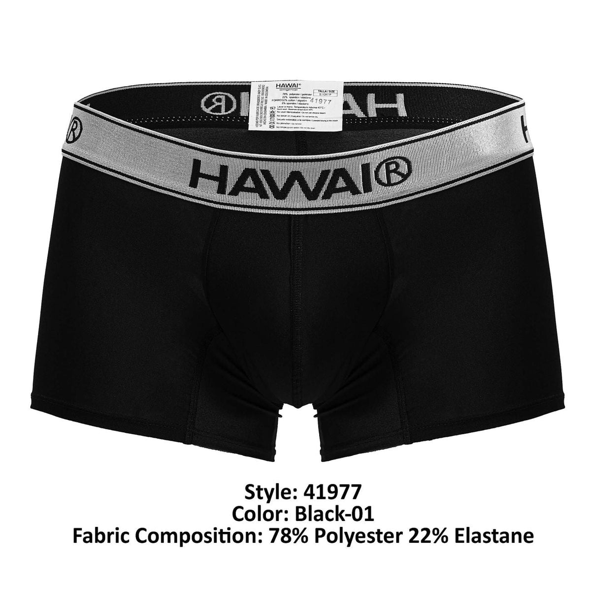 HAWAIR Microfiber Trunks Color Black-01