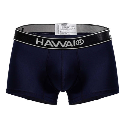 HAWAIR Men's Underwear 41977 Microfiber Trunks Color Dark Blue-01
