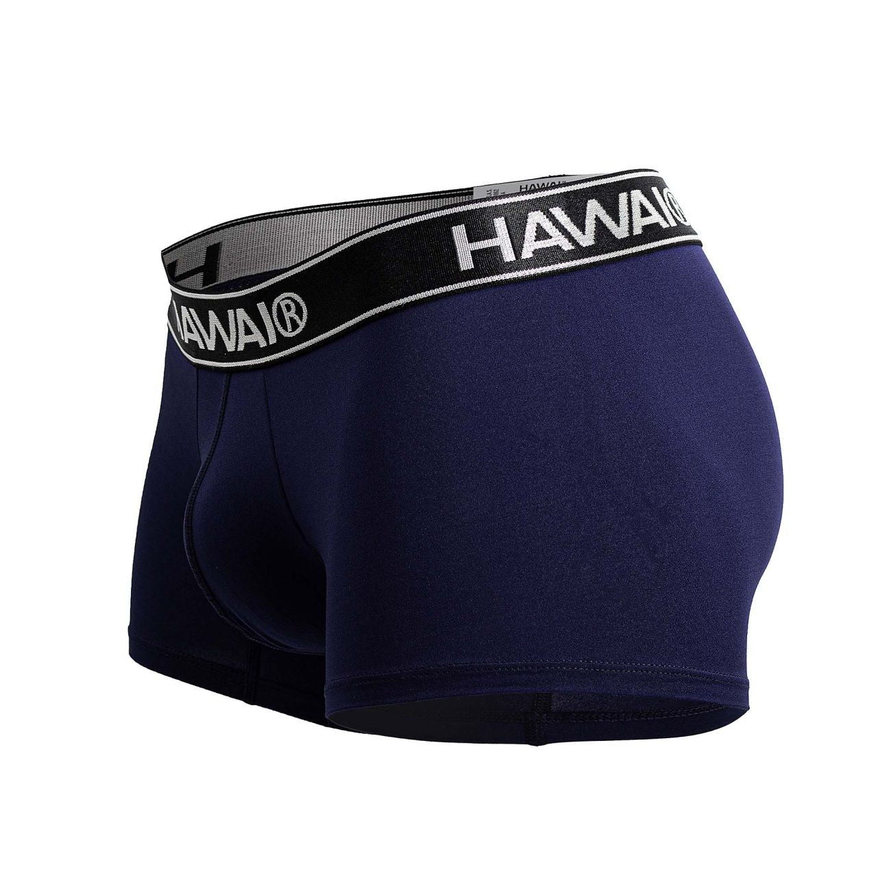 HAWAIR Men's Underwear 41977 Microfiber Trunks Color Dark Blue-01