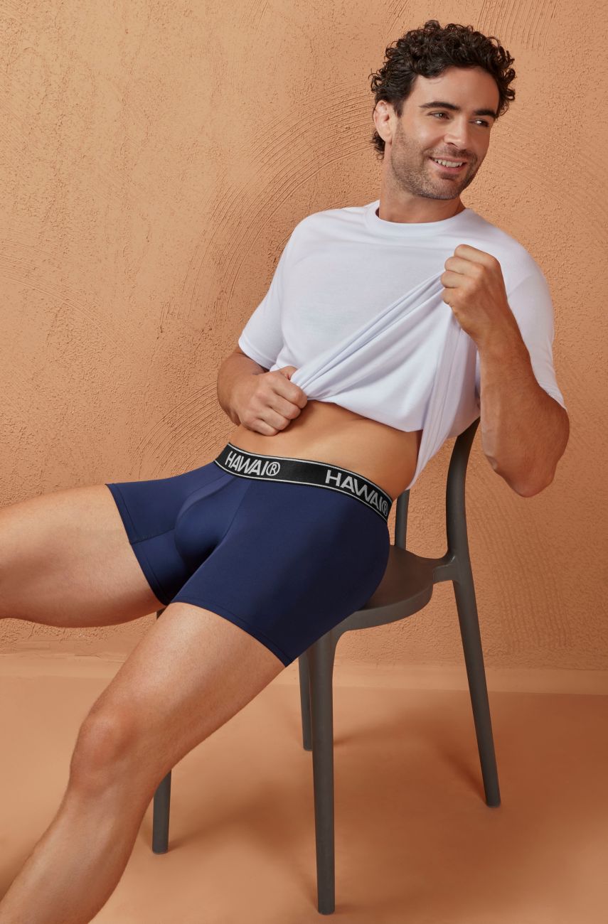 HAWAIR Microfiber Trunks Color Dark Blue-01
