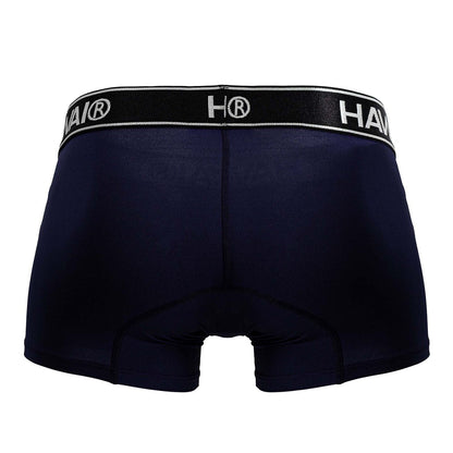 HAWAIR Men's Underwear 41977 Microfiber Trunks Color Dark Blue-01