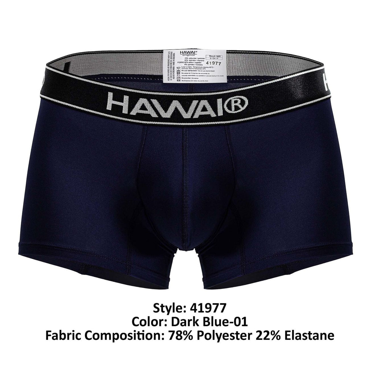 HAWAIR Microfiber Trunks Color Dark Blue-01