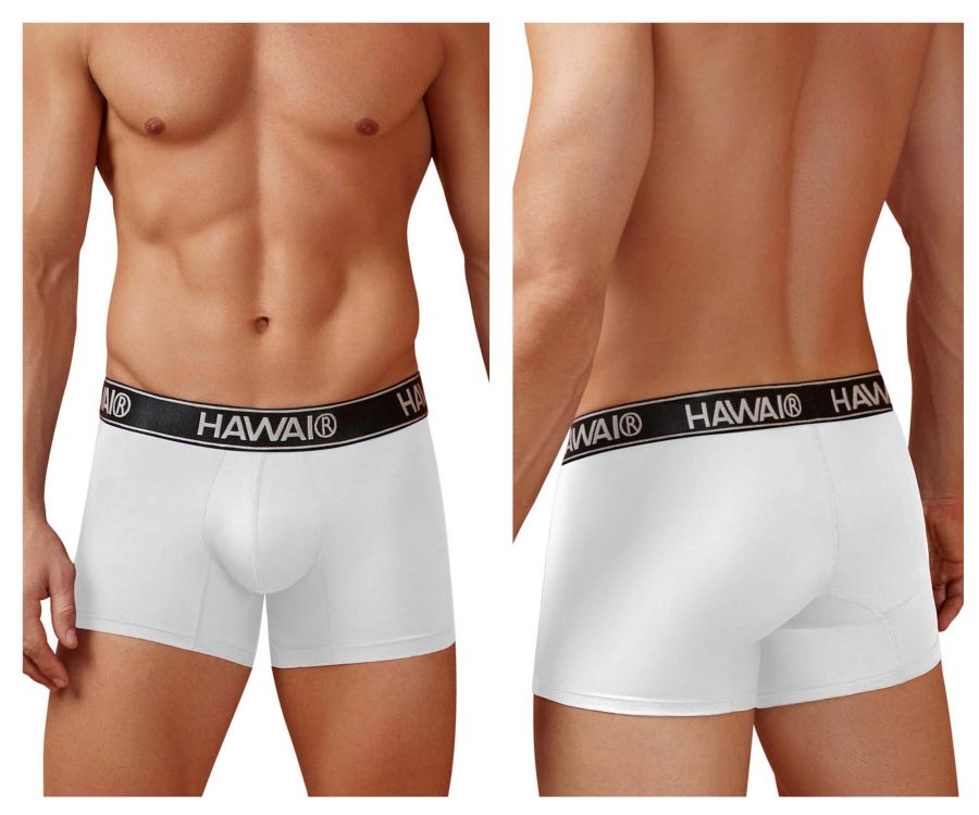 HAWAIR Microfiber Trunks Color White-01