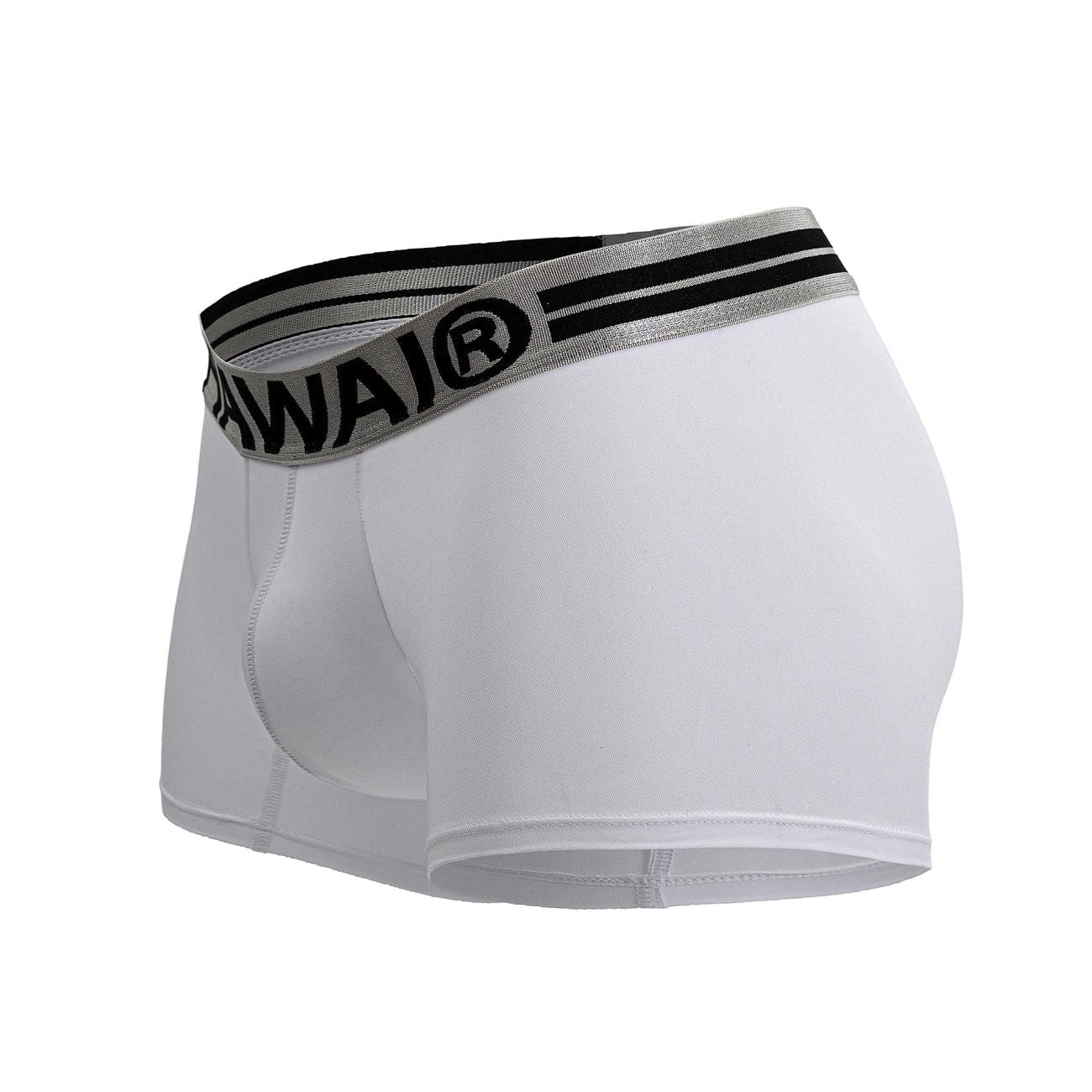 HAWAIR Men's Underwear 41977 Microfiber Trunks Color White-01