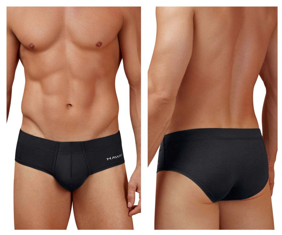 HAWAIR Microfiber Briefs Color Black-01