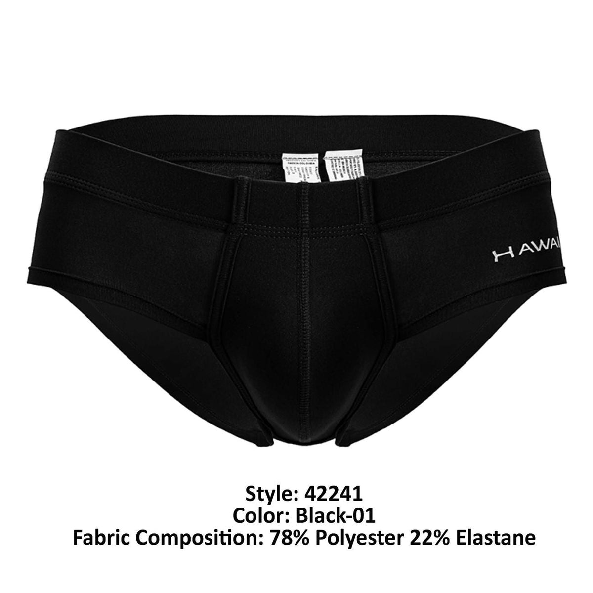 HAWAIR Microfiber Briefs Color Black-01