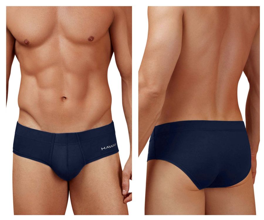 HAWAIR Men's Underwear 42241 Microfiber Briefs Color Dark Blue-01