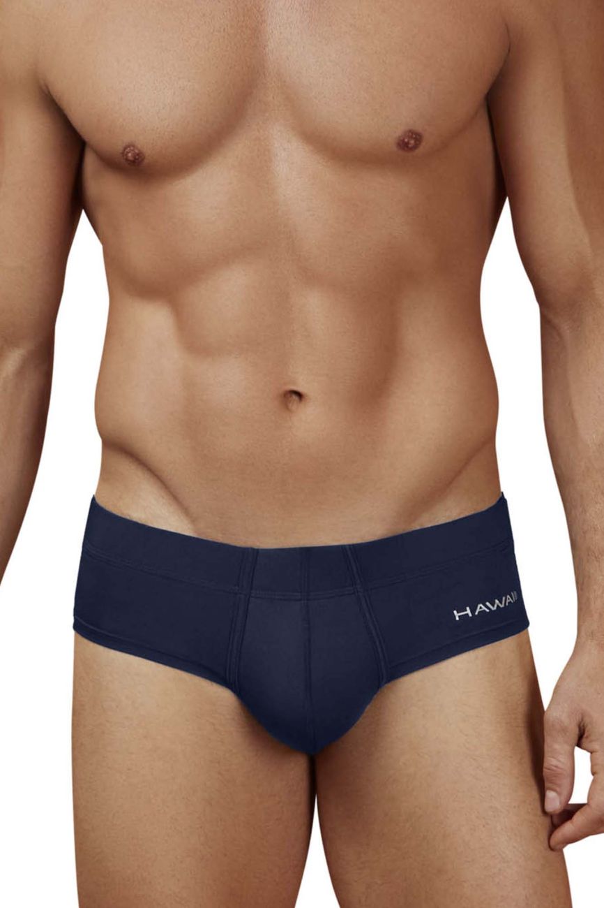 HAWAIR Men's Underwear 42241 Microfiber Briefs Color Dark Blue-01