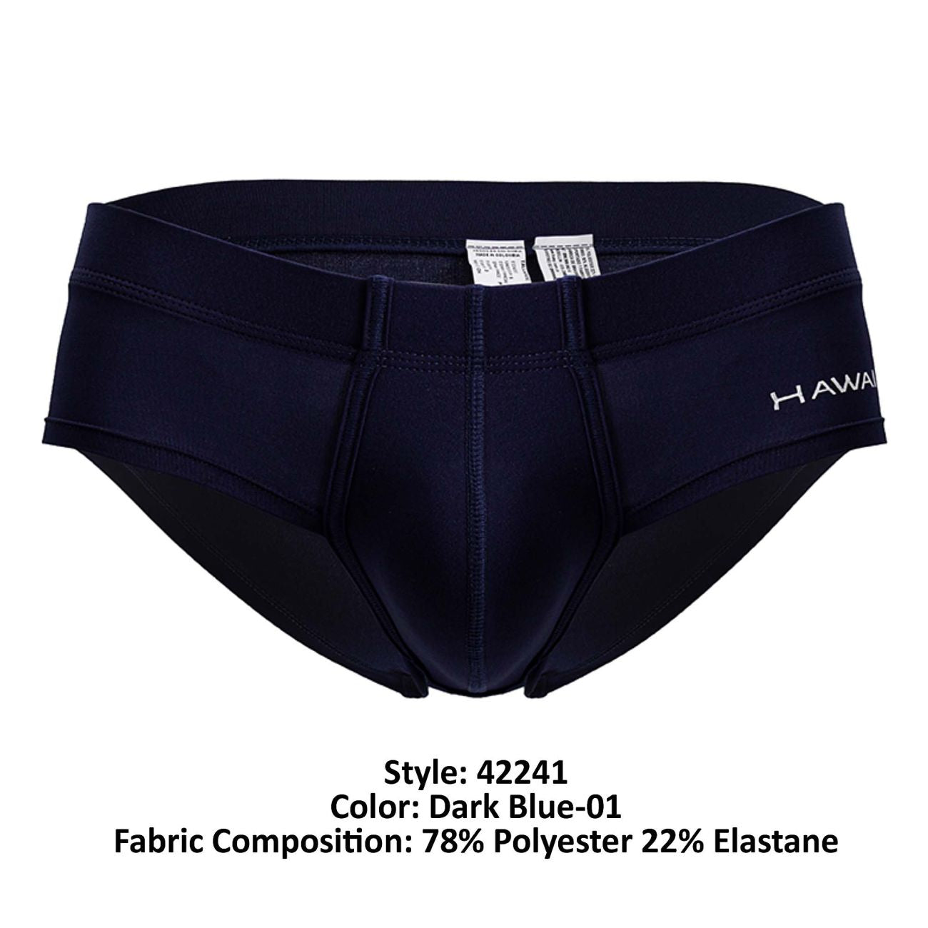 HAWAIR Men's Underwear 42241 Microfiber Briefs Color Dark Blue-01