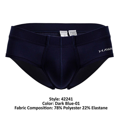 HAWAIR Men's Underwear 42241 Microfiber Briefs Color Dark Blue-01