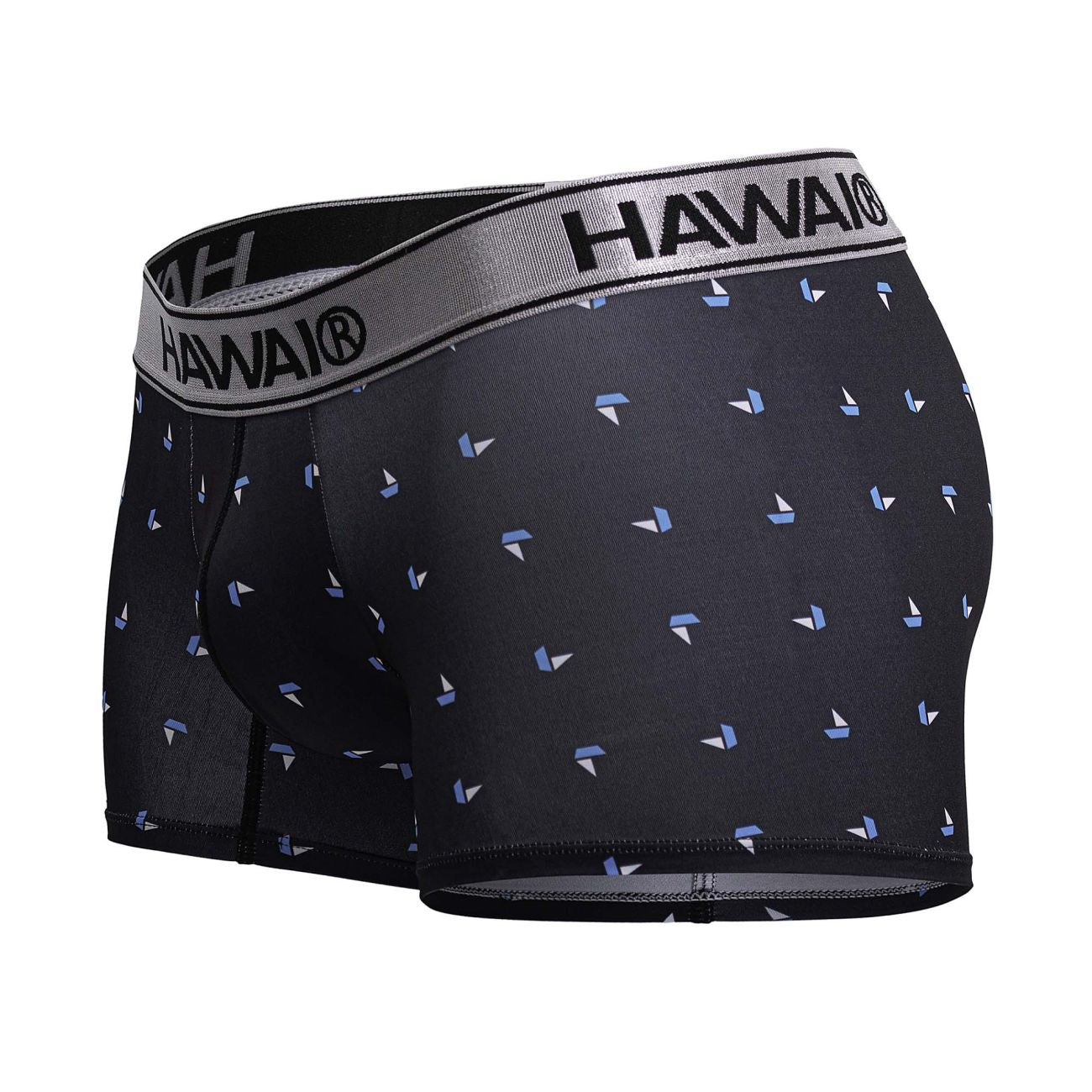 HAWAIR Printed Microfiber Trunks - Black