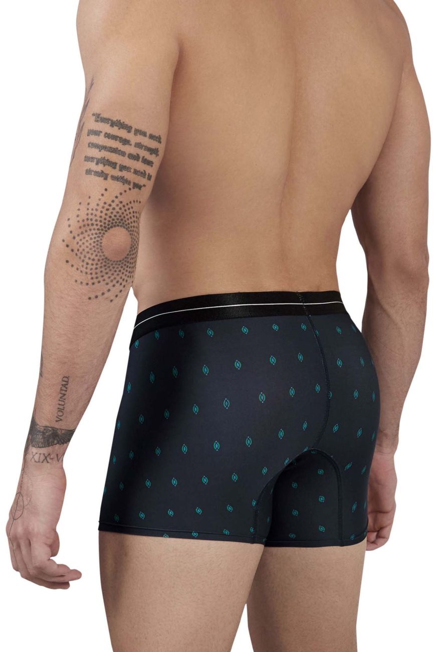 HAWAIR Printed Microfiber Trunks - Dark Blue